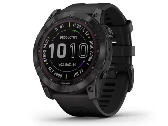 fenix 7X Sapphire Dual Power 010-02541-43 [Ti Black DLC/Black]