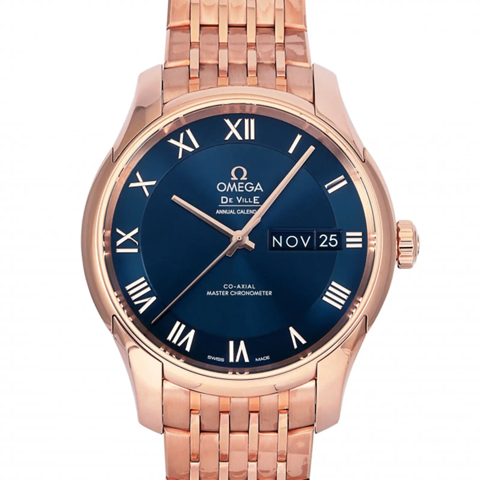 デ・ビル アワービジョン コーアクシャル マスター クロノメーター アニュアルカレンダー 41MM 433.50.41.22.03.001
