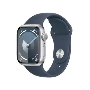 Apple Watch Series 9 GPSモデル 41mm MR903J/A [シルバー/ストームブルースポーツバンド S/M]