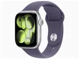 Apple Watch Series 11 GPS+Cellularモデル 42mm MF8H4J/A [シルバー・パープルフォグスポーツバンド S/M]