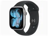 Apple Watch Series 11 GPS+Cellularモデル 46mm MFCA4J/A [スペースグレイ・ブラックスポーツバンド M/L]