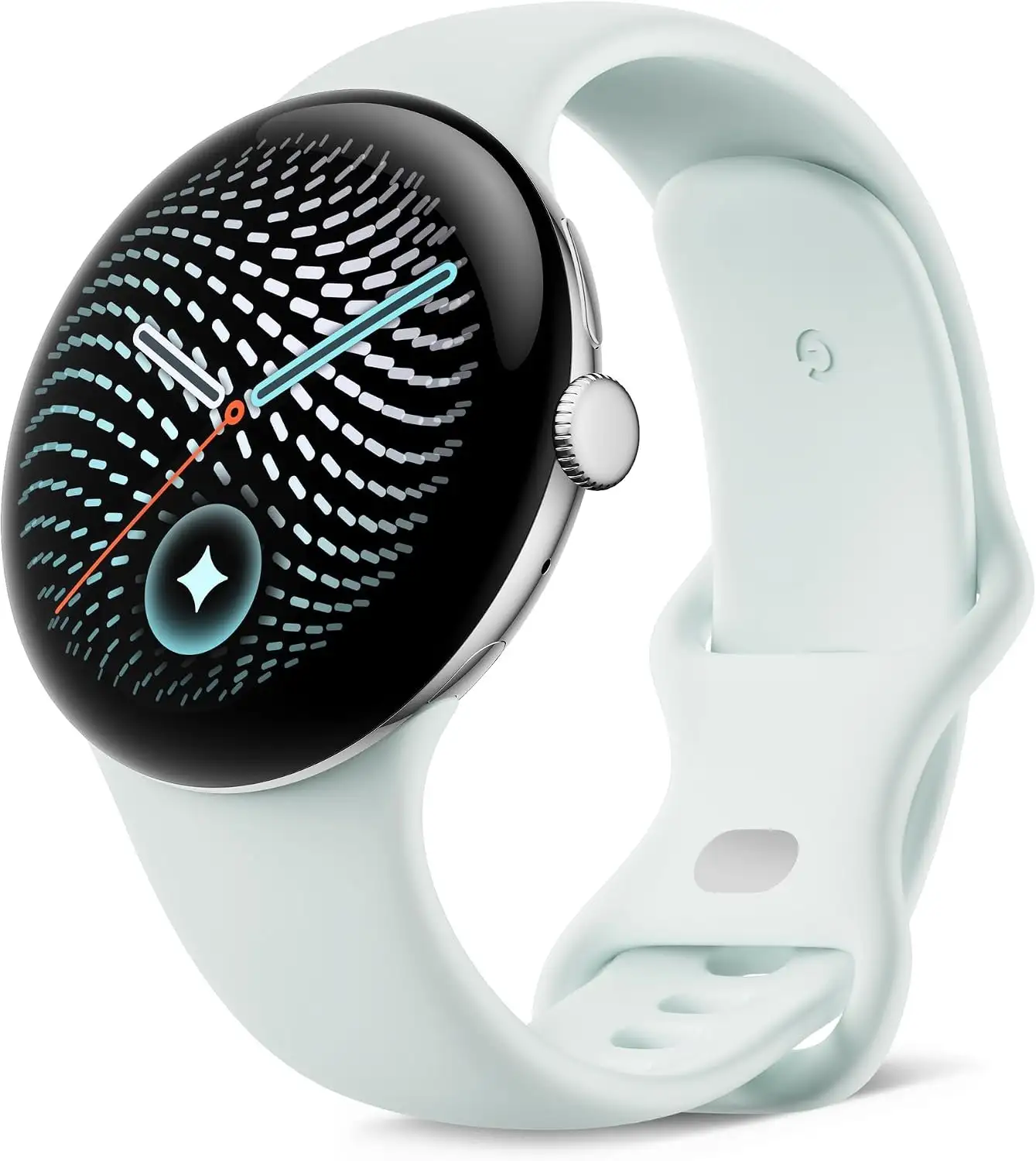 Pixel Watch 5 Wi-Fiモデル 45mm GA10892-US [Polished Silver アルミケース/Fog アクティブ バンド]