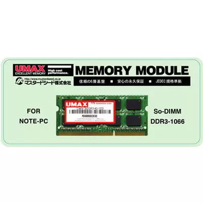 UMAX Castor SoDDR3-4G-1066 [SODIMM DDR3 PC3-8500 4GB]